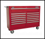 Sealey AP5213T Rollcab 13 Drawer with Ball-Bearing Slides - Red