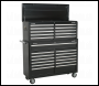 Sealey AP52COMBO2 Tool Chest Combination 23 Drawer with Ball-Bearing Slides - Black
