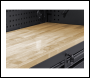 Sealey AP6215BE Superline PRO® Black Edition Mobile Trolley with Wooden Worktop 15 Drawer 1549mm