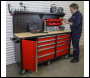 Sealey AP6310 Superline PRO® Mobile Workstation with Backboard 10 Drawer