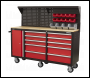 Sealey AP6310 Superline PRO® Mobile Workstation with Backboard 10 Drawer