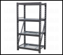 Sealey AP6372 Heavy-Duty Racking Unit with 4 Mesh Shelves 640kg Capacity Per Level 978mm