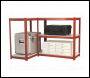 Sealey AP6500 Racking Unit with 5 Shelves 500kg Capacity Per Level