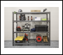 Sealey AP6572 Heavy-Duty Racking Unit with 4 Mesh Shelves 640kg Capacity Per Level