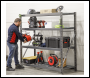Sealey AP6572 Heavy-Duty Racking Unit with 4 Mesh Shelves 640kg Capacity Per Level