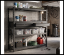 Sealey AP6572COMBO1 Heavy-Duty Racking Unit with 4 Mesh Shelves & Double Drawer 640kg Capacity Per Level