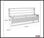 Sealey AP6610 Superline PRO® Topchest 10 Drawer - Red