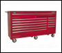 Sealey AP6612 Rollcab 12 Drawer with Ball-Bearing Slides Heavy-Duty - Red