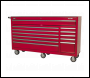 Sealey AP6612 Rollcab 12 Drawer with Ball-Bearing Slides Heavy-Duty - Red