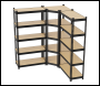 Sealey AP7150COMBO1 Corner Racking Unit with 5 Shelves