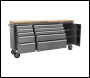 Sealey AP7210SS Premier™ Mobile Stainless Steel Tool Cabinet & Cupboard 10 Drawer