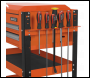 Sealey AP760MO Heavy-Duty Mobile Tool & Parts Trolley 2 Drawers & Lockable Top - Orange