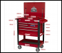 Sealey AP890M Heavy-Duty Mobile Tool & Parts Trolley with 5 Drawers & Lockable Top