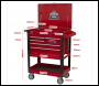Sealey AP890M Superline PRO® Heavy-Duty Mobile Tool & Parts Trolley with 5 Drawers & Lockable Top