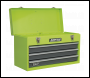 Sealey AP9243BBHVCOM 3 Drawer Portable Tool Chest with Ball-Bearing Slides & 93pc Tool Kit