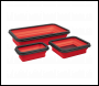 Sealey APCMTS Collapsible Magnetic Parts Tray - Set of 3