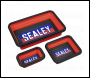 Sealey APCMTS Collapsible Magnetic Parts Tray - Set of 3