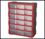 Sealey APDC18R Cabinet Box 18 Drawer - Red/Black