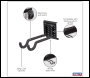 Sealey APH06 Sports Equipment Storage Hook