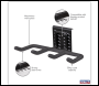 Sealey APH13 4-Way Storage Hook