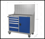Sealey API1103A Industrial Mobile Workstation 5 Drawer & 1 Shelf Locker