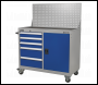 Sealey API1103A Industrial Mobile Workstation 5 Drawer & 1 Shelf Locker