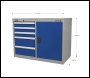 Sealey API1103B Premier Industrial™ Cabinet/Workstation with 5 Drawers & 1 Shelf