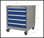 Sealey API5657A Mobile Industrial Cabinet 5 Drawer