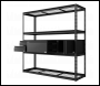 Sealey APMRCOMBO1 Heavy-Duty Modular Racking Kit with 3 Storage Units