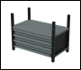 Sealey APMRM2 Modular Storage Mid Unit 3 Drawer & 1 Shelf 580mm