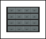 Sealey APMRM5 Modular Storage Mid Unit 16 Small Drawers 580mm