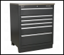 Sealey APMSCOMBO6W Premier™ Corner Storage System with Hardwood Worktop 1.71m