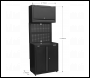 Sealey APMS2HFP Superline PRO® Rapid-Fit Modular Wall & Base Cabinet