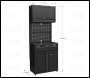 Sealey APMS2HFPD Superline PRO® Rapid-Fit Modular Wall & Base Cabinet with Drawer