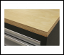 Sealey APMSSTACK02W Superline PRO® Storage System with Wood Worktop 1.96m