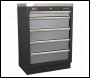 Sealey APMSSTACK02SS Superline PRO® Storage System with Stainless Worktop 1.96m
