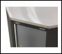 Sealey APMS60SS Superline PRO® Stainless Steel Worktop for Modular Corner Cabinet 865mm