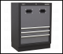 Sealey APMSSTACK14SS Superline PRO® Modular Storage System Combo with Stainless Steel Worktop