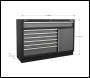Sealey APMS64 Superline PRO® Modular Floor Cabinet 7 Drawer 1360mm