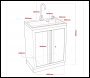 Sealey APMS67 Superline PRO® Modular Sink Unit 680mm