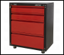 Sealey APMS84 American PRO® Modular Cabinet with Worktop 4 Drawer 665mm