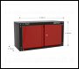 Sealey APMS85 Modular 2 Door Wall Cabinet 665mm