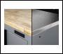 Sealey APMSBESTACK01SS Superline PRO® Black Edition Storage System with Stainless Worktop 3.24m