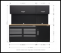 Sealey APMSCOMBO4W Premier™ Storage System with Hardwood Worktop 2.33m