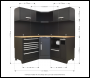 Sealey APMSCOMBO6W Premier 1.7m Corner Storage System - Oak Worktop