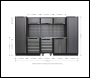Sealey APMSSTACK03SS Superline PRO® Storage System with Stainless Worktop 3.24m