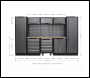 Sealey APMSSTACK03W Superline PRO® Storage System with Wood Worktop 3.24m