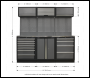 Sealey APMSSTACK07SS Superline PRO® Storage System with Stainless Worktop 2.04m