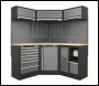 Sealey APMSSTACK08W Superline PRO® 1.6m Corner Storage System - Wood Worktop