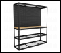 Sealey APMWB1 Heavy-Duty Modular Workbench with Racking & Pegboard 1820mm 300kg Capacity Per Level